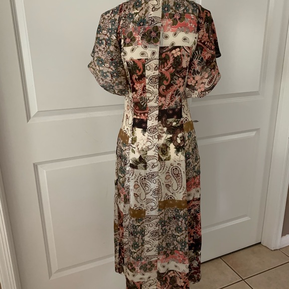 ZARA DENIM midi dress - Picture 9 of 16